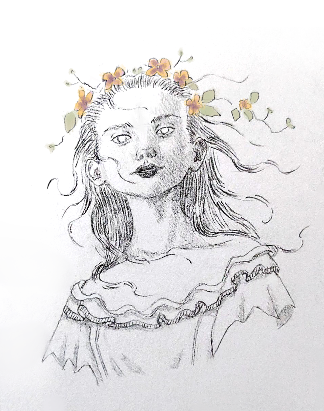 Dessin de la reine Srahn Hôte