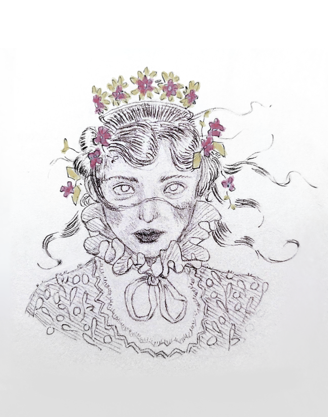 Dessin de la reine Srahn Hôte